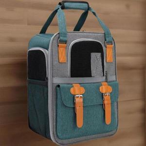 [신상오픈런]애완동물 이동 가방 입체형 사각 캐리어 투명 창 강아지 고양이용