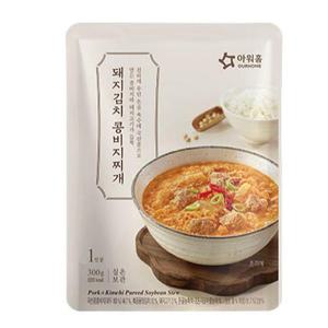 아워홈 돼지김치 콩비지찌개 300g x6개