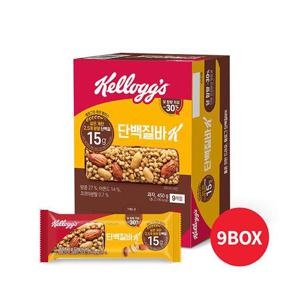 [켈로그]켈로그 단백질바K 50g9개입 9박스