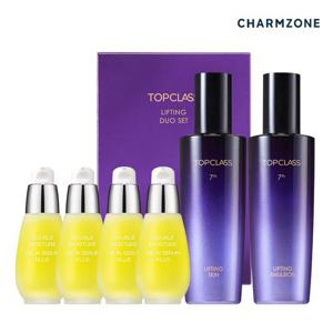 참존 탑클래스 듀오 보습 기초 6종세트(스킨+에멀전+오일세럼플러스4)