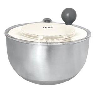 스텐채소탈수기 스텐 돌리는 야채 탈수기 1P 논슬립 채소 물기제거