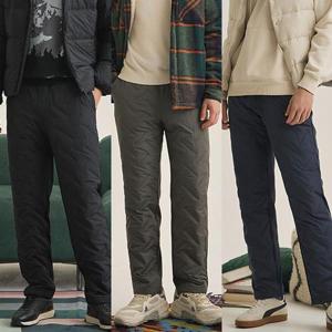 ★3종세트★남성웜퀼팅패딩팬츠3종세트