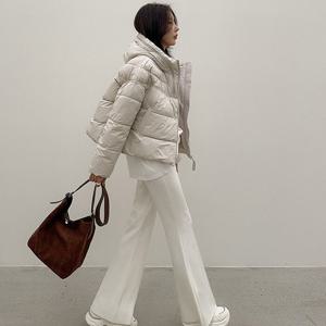 다바걸 / 폴뎃하이넥후드패딩