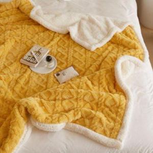 양털 이불 담요 극세사 겨울 수면 보온 꽈배기 WFKNX6G