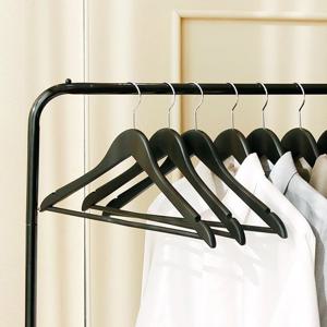 [홈앤하우스] 프리미엄 원목 옷걸이 블랙 30P