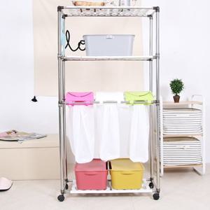 [리빙해피] 스윙 재활용분리수거함3P (3단)