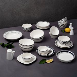 [밀양본차이나] 베네치아 4인 홈세트_그릇세트 20p