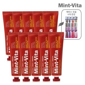 [민트비타] 스트롱플라그케어 120g 10개 구매시 에비스칫솔 4개 증정