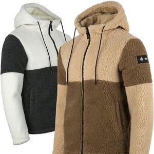 [피크나인]배색 양털 자켓 겨울 남성 보아 플리스 남자 뽀글이