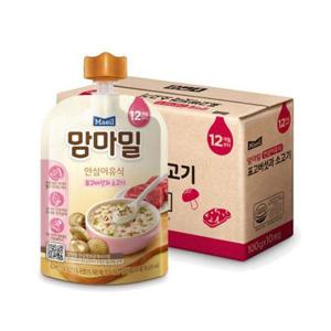 [맘마밀]이유식 표고버섯과소고기 100g 10팩 (12개월)