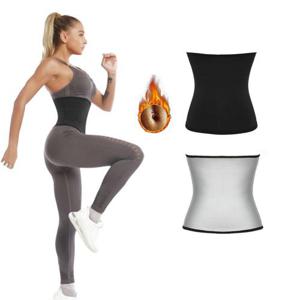 여성 복부 중심 내부 코팅소재 스판 헬스 발열 복대 [W9B8003]