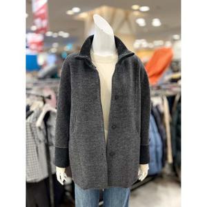 소고 세이브존01 니트 하이넥  울 하프코트 TH4HA05