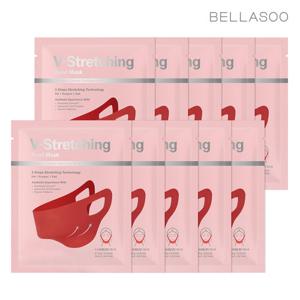 [10매]벨라수 V 스트레칭 밴드 마스크 12g