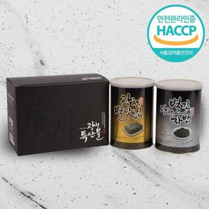 [웰굿]HACCP 광천김 캔 선물세트 1호(김캔1,자반캔1)