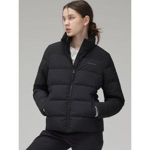 [스케쳐스]여성 내추럴 웜 플리스 헝가리 화이트 다운 자켓(블랙)