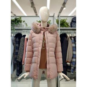 갤러리아_크로커다일레이디 후드탈부착 폭스퍼 덕다운 패딩점퍼 CLDWDW10