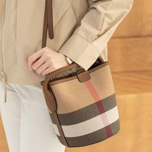 [디얼마미]체크 소가죽 크로스백 /마담 미시 중년 여성 빅사이즈 40대 50대