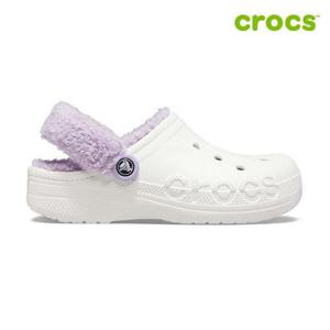 [크록스]바야 라인드 퍼즈 스트랩 클로그 공용 털샌들 206633-577