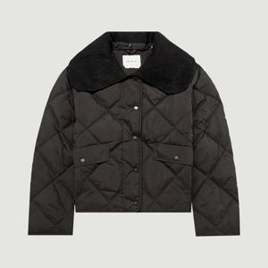 [행텐]여성 웰론 니트카라 스트링 패딩점퍼_블랙100 (10490-110-819-69)_YS