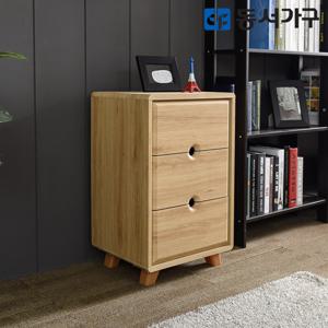 [최저가도전] 동서가구 몬티아 슬림 3단 서랍장 DF645461