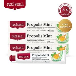 [레드씰] 프로폴리스 민트 치약 100g X 3개