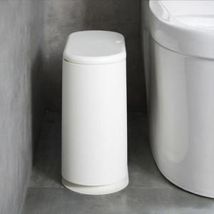 쓰레기통 15L 베르 틈새 슬림 원터치 휴지통 밀폐