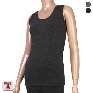 바풀 ER GY 18153 여성 밍크 융 기모 조끼 런닝 - 워머탑