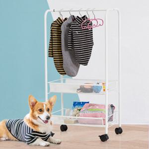 토모 강아지 2단 수납 옷걸이 행거