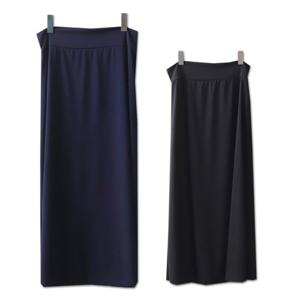 빅사이즈 롱 치마 A라인쿨링스커트 L203033