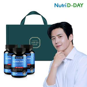 [뉴트리디데이] 메가렉스 관절 MSM 2000 90정 3개입 선물세트