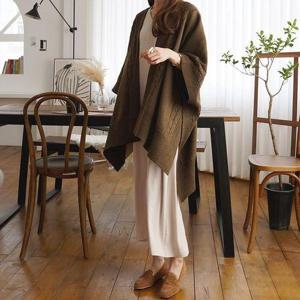 [하늘바라기]엘렌 꽈망토 니트 가디건