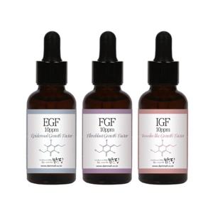 맑을담 EGF FGF IGF 10ppm 3종세트 30ml 이지에프 앰플 원액
