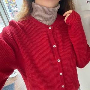 니트 목폴라 페이크 넥워머 겨울 방한 빕 여성