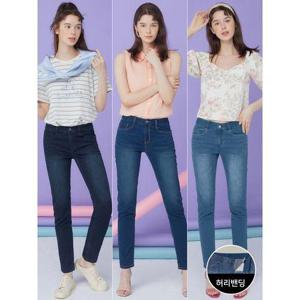[뱅뱅]여성 썸머 슬림핏 스판 데님 3종택1