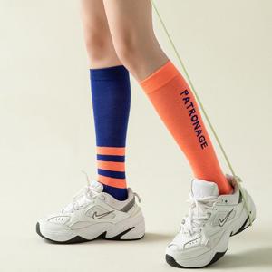 [루즈루나] 누아 여성 반스타킹 오버 니 삭스 무릎 롱 양말