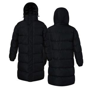 미라클 남성 여성 겨울 방한 롱패딩 점퍼 벤치 코트 아우터 블랙