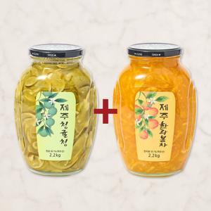 제주 청귤청 2.2kg+한라봉차 2.2kg