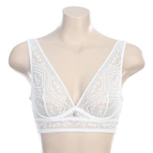 갤러리아_[바바라]직수입홑겹 레이스 브래지어 BBR2402 WH