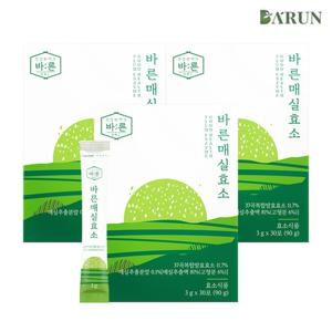 [바른] 저분자 푸른 매실 효소 30포x3박스(총 90포)