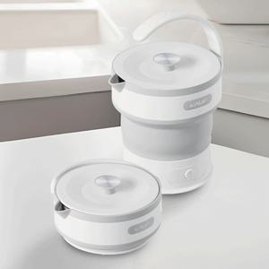 [ VIP 특가 I 카프 ] 휴대용 스텐304 실리콘 접이식 온수포트 I 편리한 손잡이 KF-PEO1