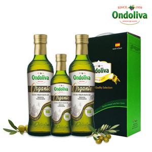 [온돌리바] 유기농 엑스트라버진 올리브유 250ml 1P, 유기농 엑스트라버진 올리브유 500ml 2P세트