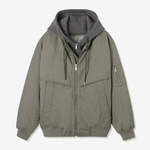 [애드호크]남여공용 후드 탈착 패딩 항공 점퍼(HAAUJ12-1)_CA