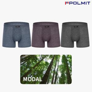 [폴밋]남자모달팬티 라이오셀 드로즈팬티 스판 즈로즈 사각 3종 세트