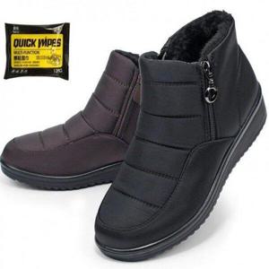 [모노무드]SW02679741 MNO 지퍼 여성 앵클 부츠 여자 방한화 겨울 신발 구두 2색 신발 세정티슈 세트