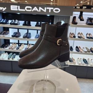 엘칸토 HC10 여성양가죽브라운챌시부츠 여성쿠션업장식앵글부츠 LCWA24U44C