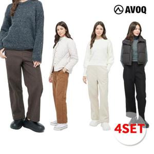 [아보크]코듀로이 기모 본딩 팬츠 4종 (여)