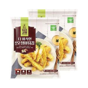 갤러리아_사옹원 튀김공방 더 바삭한 매콤오징어튀김 350g 2개