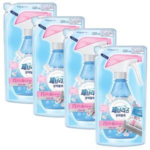페브리즈 섬유탈취제 리필 320mlX4개 은은한 꽃향