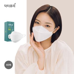 [닥터퓨리] KF94 미세먼지 황사마스크 (개별포장) 20매 x 2입 (사이즈 선택)