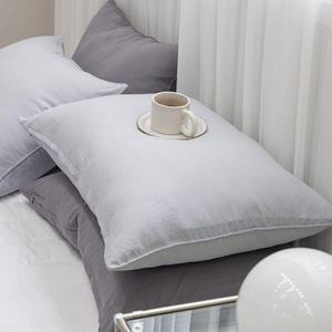 몽글몽글 먼지없는 베개커버 50x70 그레이 1P 베겟잎